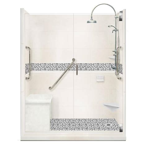 Designed to fit anywhere in your shower and mounted vertically or horizontally. . American bath factory